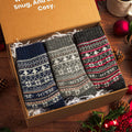 Fair Isle Legacy Collection, 6-Pairs Merino Wool Socks Gift Box — Multi